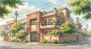  Independent House – Exterior View View at Delta City - for Sale