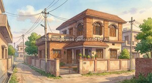  Independent House – Exterior View View at Saidpur Husainpur - for Sale