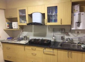 Kitchen in 3 BHK Apartment at SAS Shalimar Grand, Butler Colony – for Sale