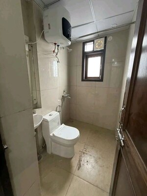Bathroom in 3 BHK Apartment at Chattarpur – for Rent