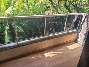 Balcony in 3 BHK Apartment at Surmani Complex, Model Colony – for Rent