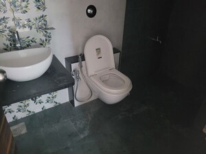 Bathroom in 3 BHK Apartment at Surmani Complex, Model Colony – for Rent