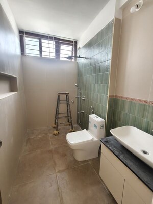 Bathroom in 3 BHK Apartment at Jeevan Bima Nagar – for Rent