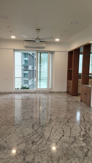 Living Room in 3 BHK Apartment at Sumer Trinity Towers, Prabhadevi – for Rent
