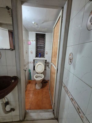 Bathroom in 1 BHK Apartment at Akshardham Apartment, Malad West – for Rent