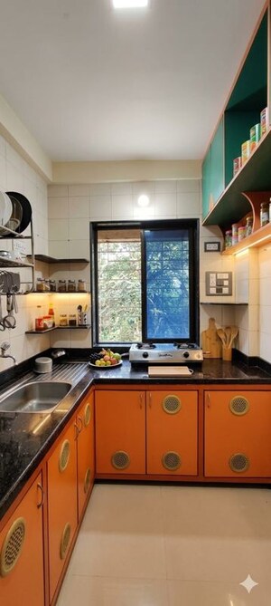 Kitchen in 1 BHK Apartment at Akshardham Apartment, Malad West – for Rent