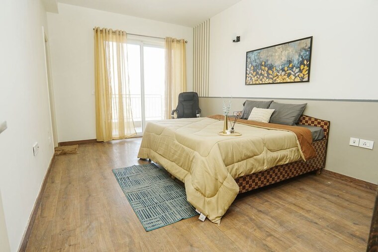 Bedroom, emaar-palm-gardens 3 Bedroom 1900 Sq.Ft. Apartment In Sector 83 Gurgaon 10525394