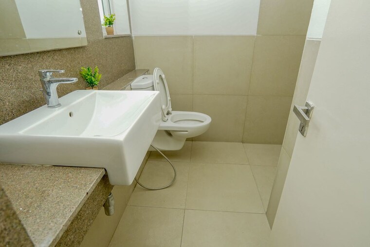 Bathroom, emaar-palm-gardens 3 Bedroom 1900 Sq.Ft. Apartment In Sector 83 Gurgaon 10525394