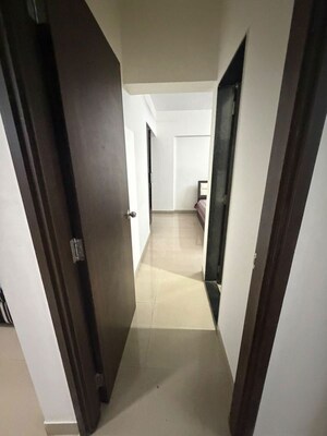 Building Lobby in 1.5 BHK Apartment at Runwal Garden City, Balkum Pada – for Rent