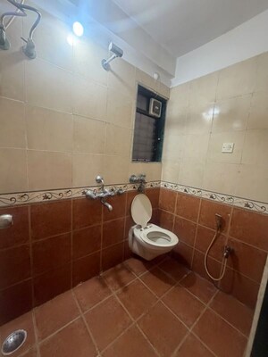 Bathroom in 1 BHK Apartment at Lodha Paradise, Majiwada – for Rent