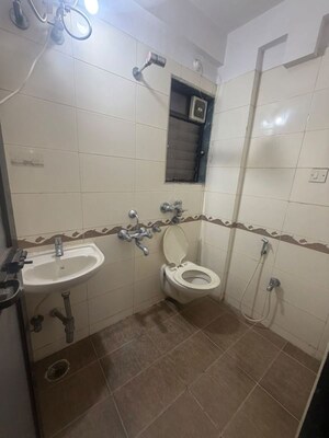 Bathroom in 1 BHK Apartment at Lodha Paradise, Majiwada – for Rent