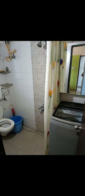 Bathroom in 1.5 BHK Apartment at Runwal Pearl, Manpada – for Rent