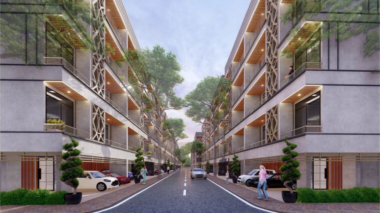 Exterior View, whiteland-blissville 3 Bedroom 1672 Sq.Ft. Builder Floor In Sector 76 Gurgaon 10525481
