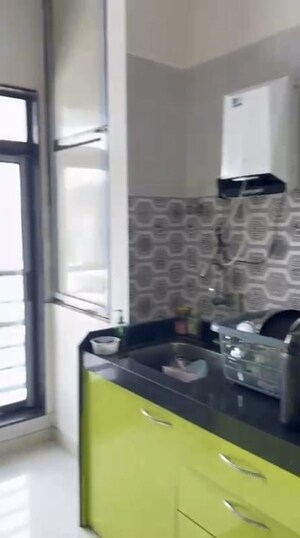 Kitchen in 1 BHK Apartment at Sanghvi S3 Ecocity Spring, Mira Road – for Rent