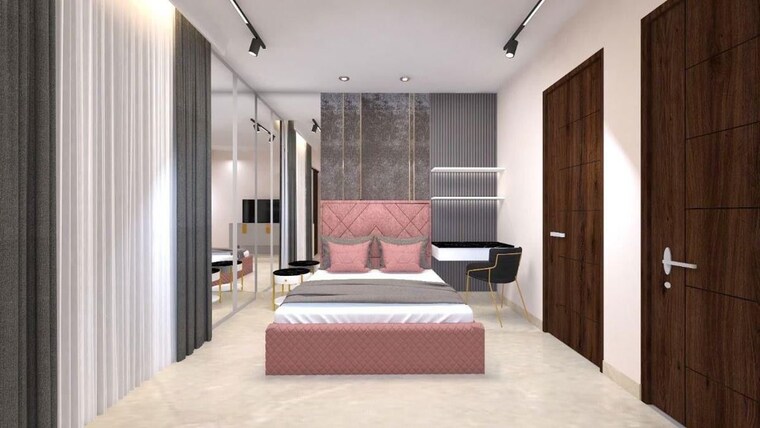 Bedroom, pinnacle-aeren-homes 3 Bedroom 1680 Sq.Ft. Apartment In Pir Machalla Zirakpur 10525513