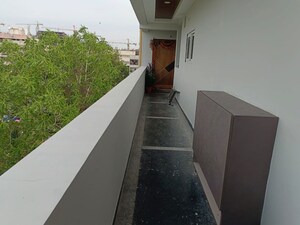 Balcony in 3 BHK Apartment at Hill View Banjara Hills, Banjara Hills – for Rent