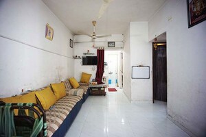 Living Room in 1 BHK Apartment at Adalaj – for Sale