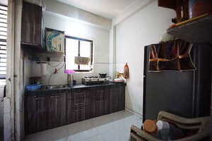 Kitchen in 1 BHK Apartment at Adalaj – for Sale