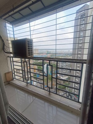 Balcony in 2 BHK Apartment at Neelkanth Heights, Ghansoli – for Rent