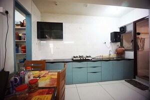 Kitchen in 3 BHK Apartment at Sargasan – for Sale