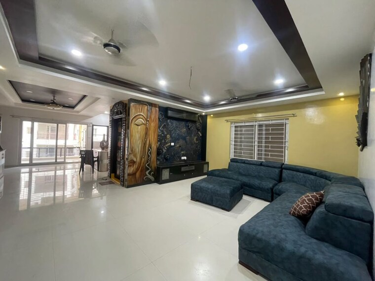 Living Room, kavuri-hills 3 Bedroom 2800 Sq.Ft. Apartment In Madhapur Hyderabad 10525670