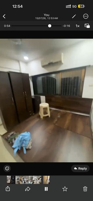 Living Room in 1 BHK Apartment at Skyline Sparkle, Bhandup West – for Rent