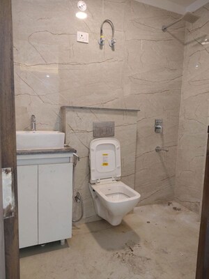 Bathroom in 3 BHK Builder Floor at Chattarpur – for Sale