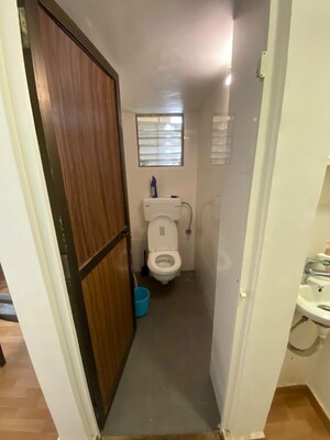 Bathroom in 1 BHK Apartment at Hiranandani Princeton CHS, Powai – for Rent