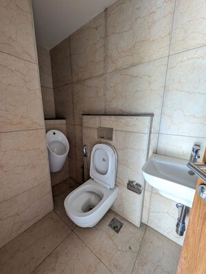 Bathroom in  Office Space at Turf Estate, Worli – for Rent