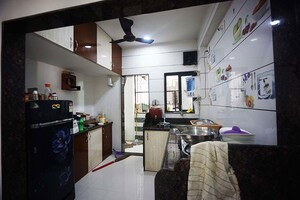 Kitchen in 3 BHK Apartment at Ambawadi – for Sale