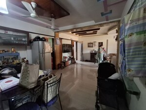 Dining area in 3 BHK Apartment at Sheth Vasant Lawns, Laxmi Nagar – for Rent