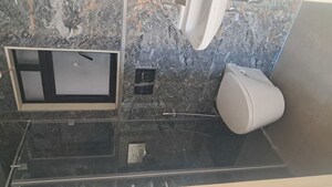 Bathroom in 3 BHK Apartment at Brigade El Dorado, Bagaluru – for Rent