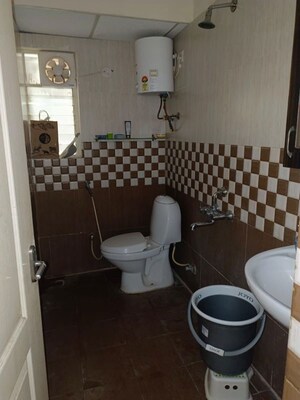 Bathroom in 3 BHK Apartment at SVS Windgates, Horamavu – for Rent