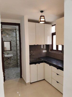 Kitchen in 1 BHK Builder Floor at Saket – for Rent