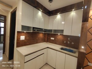 Kitchen in 1 BHK Builder Floor at Uttam Nagar – for Rent
