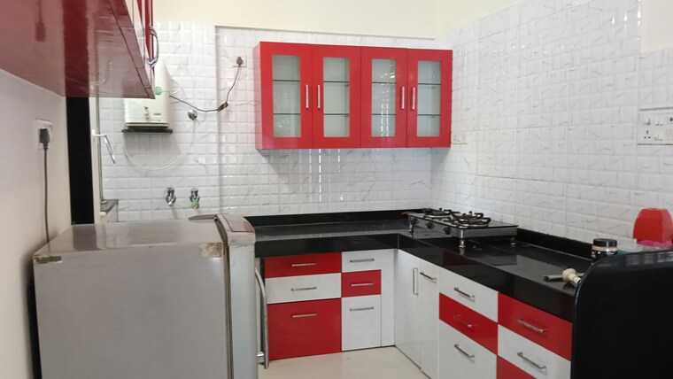 Kitchen, runwal-savoir-faire 2 Bedroom 850 Sq.Ft. Apartment In Baner Pune 10525982