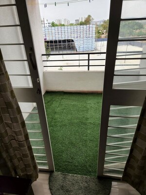 Balcony in 2 BHK Apartment at R R Lunkad 39 Avenue, Wakad – for Rent