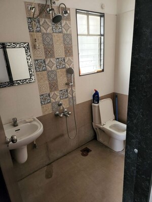 Bathroom in 2 BHK Apartment at R R Lunkad 39 Avenue, Wakad – for Rent
