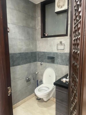 Bathroom in 3 BHK Builder Floor at Tagore Garden – for Rent