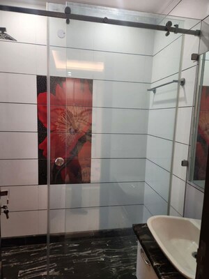 Bathroom in 3 BHK Builder Floor at Shivalik Colony – for Rent