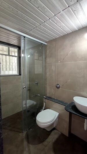Bathroom in 2 BHK Apartment at Sukhwani Skylines, Wakad – for Rent