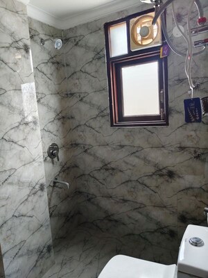 Bathroom in 1 BHK Builder Floor at Saket – for Rent