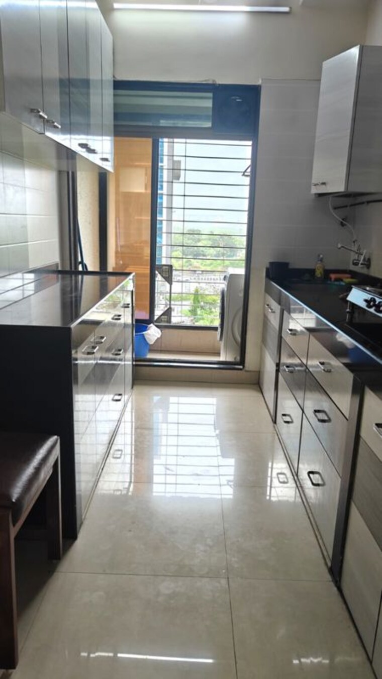 Kitchen, national-sea-queen-paradise 2 Bedroom 1200 Sq.Ft. Apartment In Kharghar Sector 10 Navi Mumbai 10526029