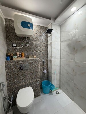 Bathroom in 3 BHK Builder Floor at Palam Vihar – for Rent