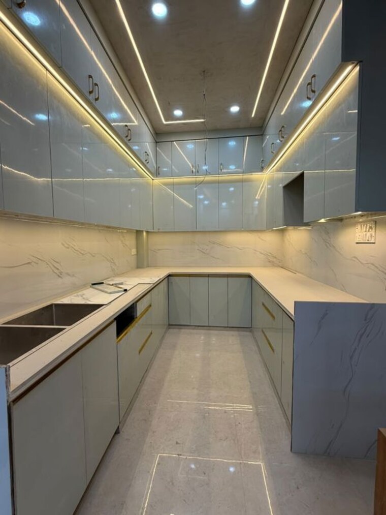 Kitchen, jaipuria-heritage 4 Bedroom 180 Sq.Yd. Builder Floor In Shahpur Bamheta Ghaziabad 10526211