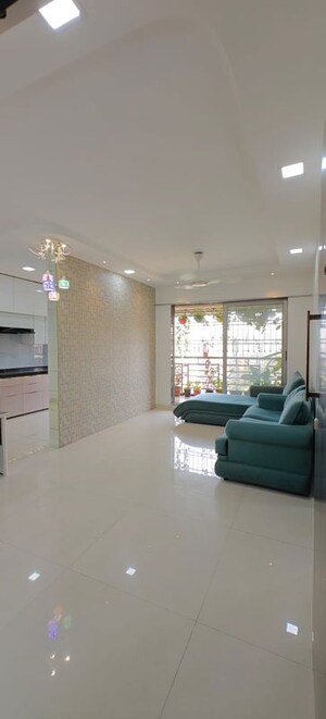Living Room in 3.5 BHK Apartment at Shelter Residency, Kharghar – for Rent