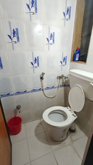 Bathroom in 1 BHK Apartment at Lok Puram, Vasant Vihar – for Rent