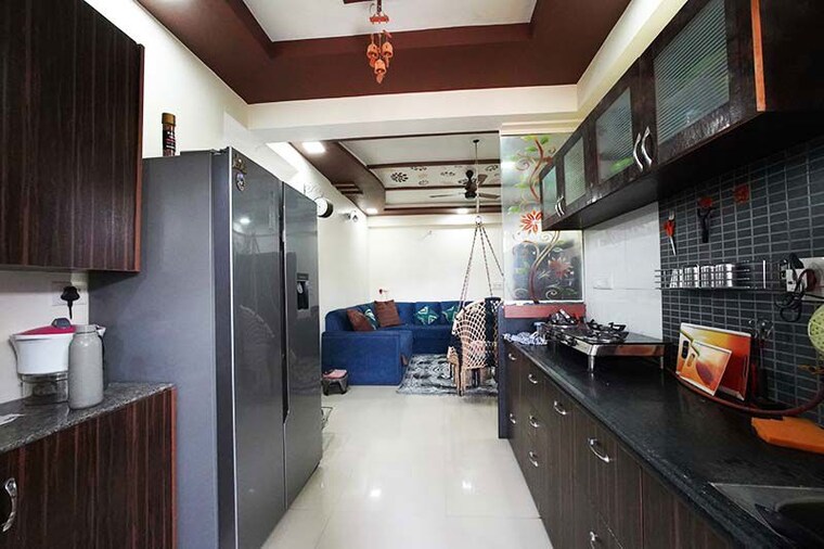 Kitchen, chandkheda 2 Bedroom 111 Sq.Yd. Apartment In Chandkheda Ahmedabad 10526303
