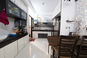 Kitchen in 3 BHK Apartment at New Ranip – for Sale