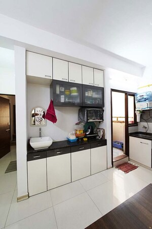 Kitchen in 3 BHK Apartment at New Ranip – for Sale